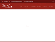 Tablet Screenshot of grupoinmobiliarioespana.com